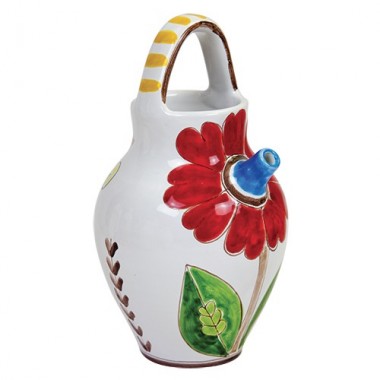 Pitcher Folk BR86FK Daisy de simone handmade sicilian pottery Pitcher Folk BR86FK Daisy de simone handmade sicilian pottery